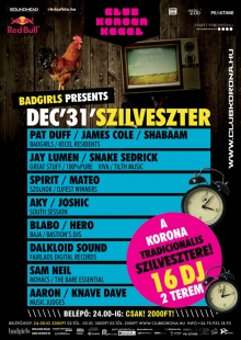 Badgirls presents Szilveszter flyer