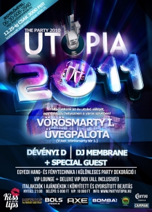 Utopia szilveszter 2011 flyer