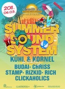Summer Sound System flyer
