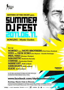 Rhythm of the Night pres. Summer DJ Fest flyer