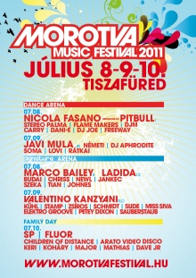 Morotva Music Festival  2011 flyer