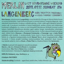 Merlin presents Langenberg flyer