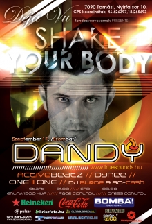 Shake Your Body flyer