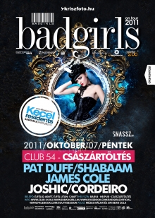 Badgirls - Club 54 flyer