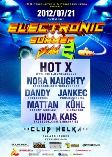 electronic summer jam vol.2. flyer