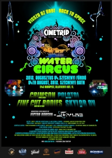 BACK TO SPACE - Cinetrip Water CIrcus flyer