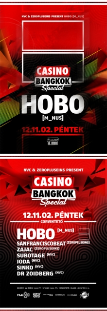 HOBO (Minus) @ Casino Bangkok Special flyer