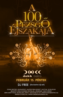 100 Pezsgő Éjszakája 2013 flyer