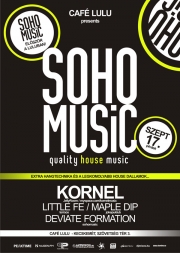 Soho Music  - quality house music flyer
