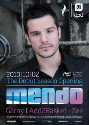 The Debut Season Opening flyer