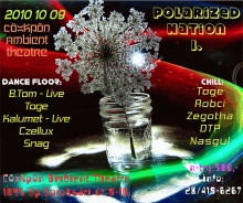 GOA-trance party flyer
