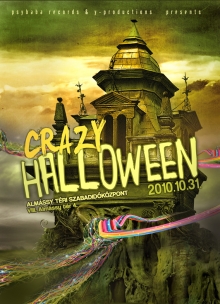 Crazy Halloween flyer