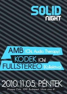 Solid Night pres.: AMB, Kodek, Fullstereo flyer