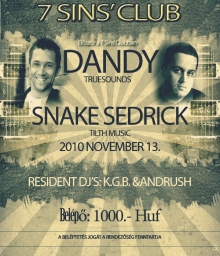 Dandy & Snake Sedrick flyer