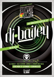 Bladerunnaz presents Budapest Jungle w DJ Bailey flyer