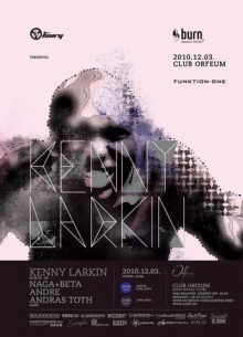 Hairy presents: Kenny Larkin flyer