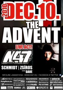 The Advent Live @ M47 flyer