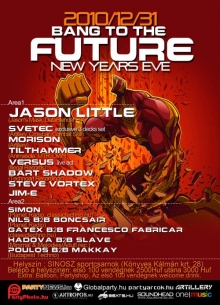 Bang To The Future New Years Eve flyer