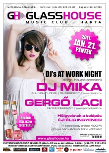 DJ's At Work Night flyer
