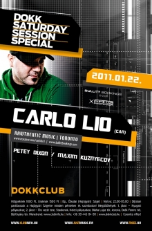 Dokk Saturday Session Special w/ Carlo Lio flyer