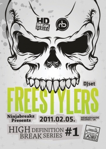 Ninjabreakz pres. HD Break Series 01 with Freestylers flyer