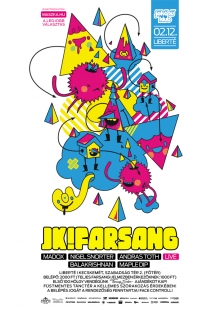 JK!Farsang - a beöltözős happening flyer