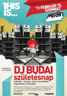 This is… DJ Budai Születésnap flyer