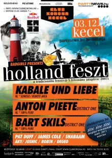 Badgirls presents: Holland Feszt flyer