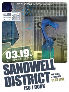 Technokunst presents Sandwell District flyer