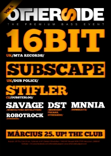 Otherside #5 w/ 16BIT (UK) Subscape (UK) Stifler (CZ) flyer