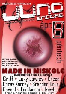 Made In Miskolc - Electronic Music Minifest flyer
