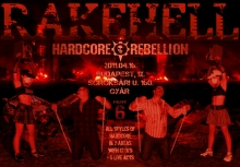 Rakehell 6 - Hardcore Rebellion flyer