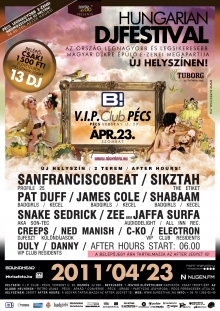 Hungarian DJ Festival flyer