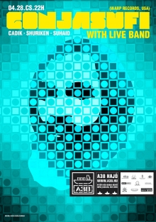 Gonjasufi (USA) with live band flyer