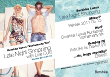 Bershka presents: Late Night Shopping with Live DJs flyer