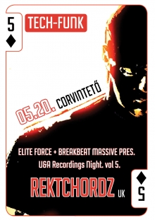 Elite Force + a Breakbeat Massive bemutatja:  U&A Rec. Night. Vol.5. flyer