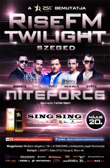 RiseFM Twilight Party flyer