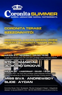 Coronita Summer Opening Party flyer