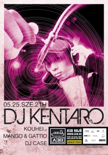 DJ Kentaro flyer