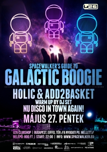 Galactic Boogie - Nu Disco In Town Again flyer