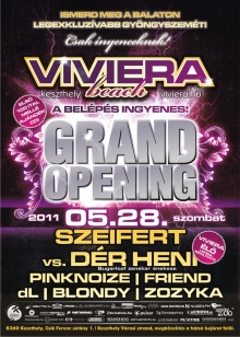 Vivier Beach Grand Opening flyer