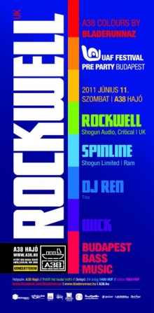 UAF Festival - Pre Party Budapest with Rockwell flyer