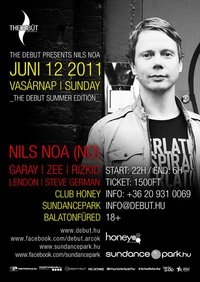 The Debut presents Nils Noa flyer