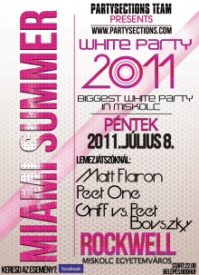 Miami Summer White Party 2011 flyer
