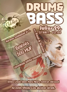 Drum and Bass Night flyer