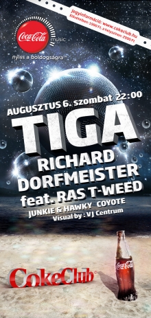 Tiga & Richard Dorfmeister flyer