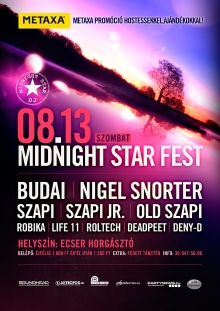 Midnight Star Fest flyer