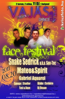 Face Festival flyer