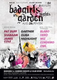 Badgirls vs. Garden Nights flyer