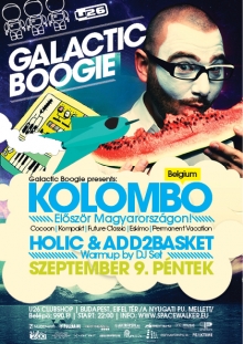 Galactic Boogie presents Kolombo flyer